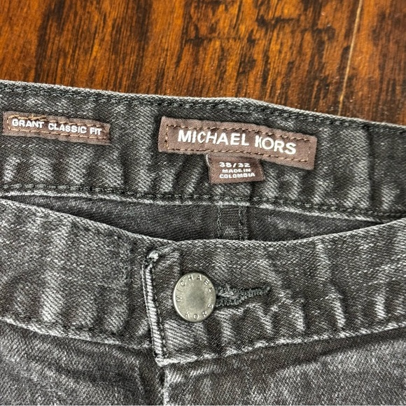Michael Kors Grant Classic Fit Men's Black Jeans 38/32 EUC - Picture 5 of 12
